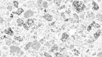 Detailed grayscale surface texture of mottled stones.