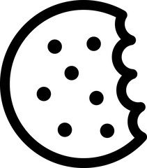 cookie illustration on a white background     