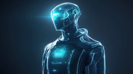 Futuristic wearable tech devices integrated with smart clothing, displaying real-time holographic notifications