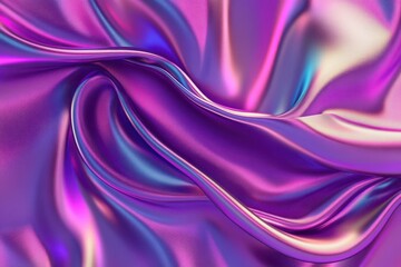 Obraz premium Abstract iridescent fabric folds