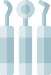 dentist tools illustration on a white background     