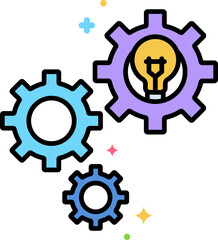 development illustration on a white background     