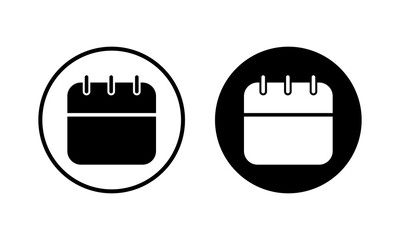 Calendar icon vector illustration. Calender sign and symbol. Schedule icon symbol