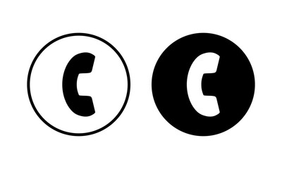 Call icon vector illustration. telephone sign and symbol. phone icon. contact us