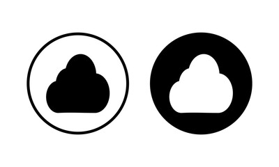 Cloud icon vector illustration. cloud sign and symbol