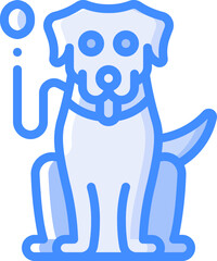 dog walking illustration on a white background     
