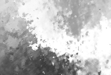 Abstract texture, grayscale splatters, moody clouds, ink blots, smoky wisps, soft edges, misty atmosphere, subtle patterns