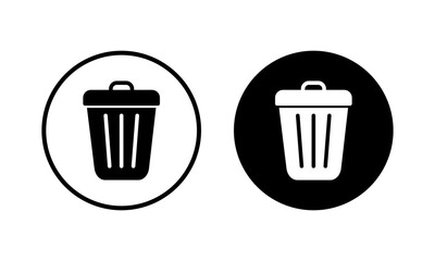 Trash icon vector illustration. trash can icon. delete sign and symbol.