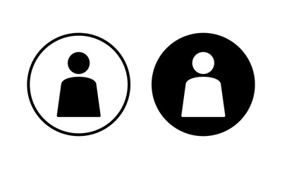 User Icon vector illustration. person sign and symbol. people icon.