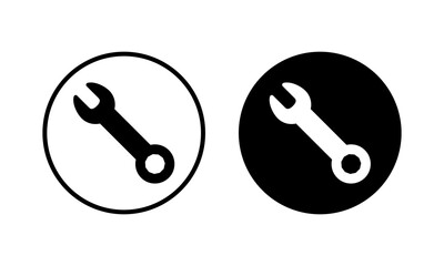 Wrench icon vector illustration. repair icon. tools sign and symbol