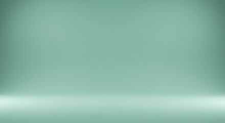 Mint green smooth background with subtle light effects, clean and modern, high definition