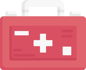 first aid kit illustration on a white background     