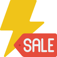 flash sale (2) illustration on a white background     