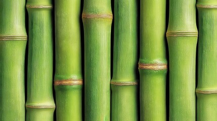 Obraz premium Verdant bamboo stalks forming dense, textural green background, promising natural aesthetic for design applications and creative visual contexts