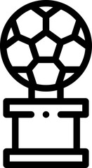 football illustration on a white background   