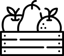 fruits illustration on a white background     