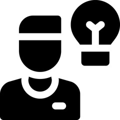 idea illustration on a white background    