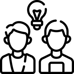 idea illustration on a white background     