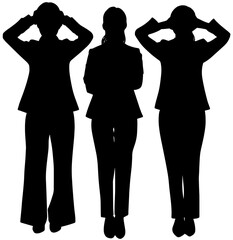 Empowered Business Women Trio