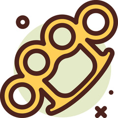 knuckle illustration on a white background     