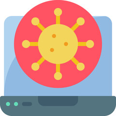 laptop illustration on a white background     