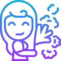 maid illustration on a white background     