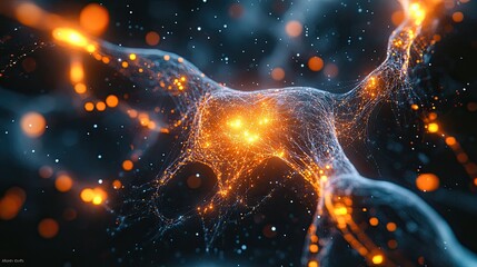 neuroplasticity concept featuring glowing brains interconnected,abstract wiring brain s incredible ability to reorganize itself by forming new neural connections throughout life.create by F 