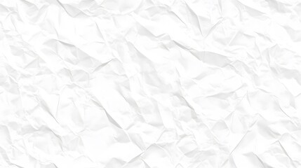 Obraz premium Close up view of crumpled white paper texture.