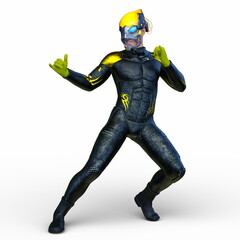 サイバーマン　3DCGレンダリング