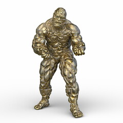 岩石モンスター　3DCGレンダリング