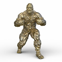 岩石モンスター　3DCGレンダリング