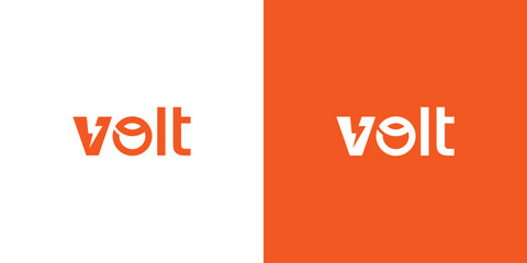 Wordmark Volt Logo Design