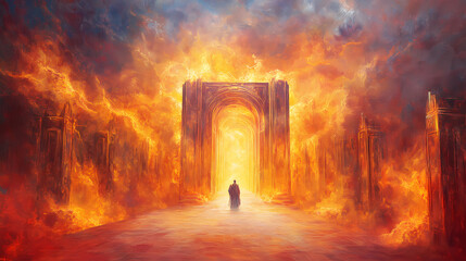Prophecy book of daniel. Realm Furnace. Illustration