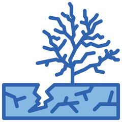 Calamity Blue White Icon