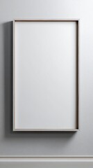 Empty framed artwork on a wall