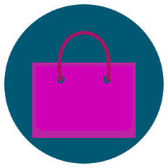 Stylish pink shopping bag vector design perfect for online sale, fashion promos, and commercial use. Ideal for packaging, retail, or gift concepts. Isolated, modern, reusable, and ready to sell.