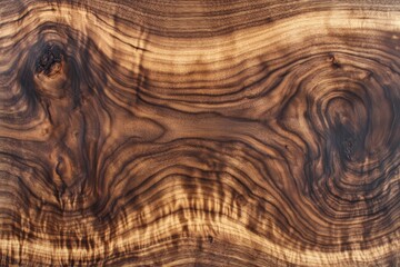Detailed close-up view of a dark wood grain pattern.