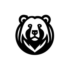 Brown Bear Icon Symbol Logo