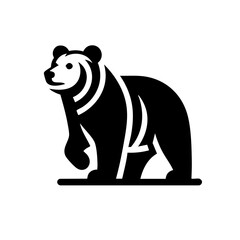Brown Bear Icon Symbol Logo