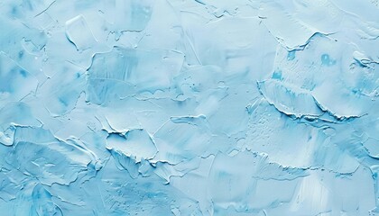 Obraz premium abstract textured surface with layered pastel blue and white paint creating a soft and calming atmosphere