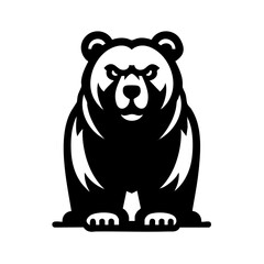 Brown Bear Icon Symbol Logo
