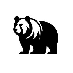 Brown Bear Icon Symbol Logo