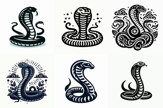 cobra snake vector illustration
