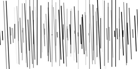 Abstract geometric pattern featuring black random diagonal lines on a white background. The design is monochrome with a minimalistic outline style, creating a trendy, modern, and dynamic texture. 