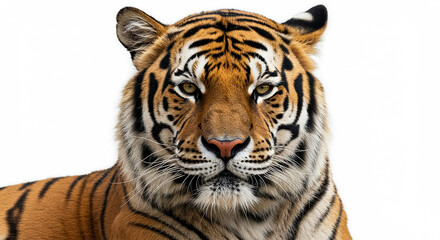 Fototapeta premium Tiger isolated on a white background