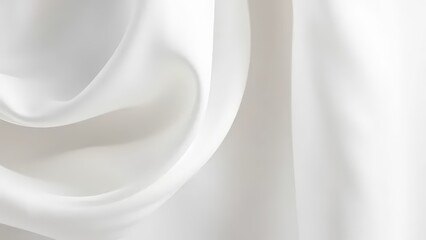 white plate on a white background