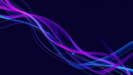 abstract blue smoke