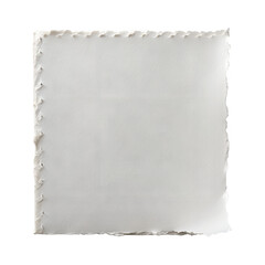 Obraz premium a piece of white paper with a rough on a transparent background
