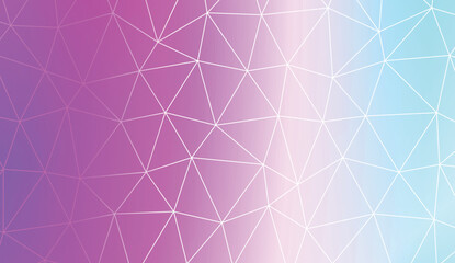 Fototapeta premium Modern geometrical abstract background with polygonal elements Style for your business design. Vector illustration. Creative gradient color.