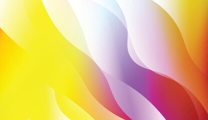Futuristic Color Design Geometric Wave Shape. For Flyer, Brochure, Booklet And Websites Design Vector Illustration with Color Gradient.